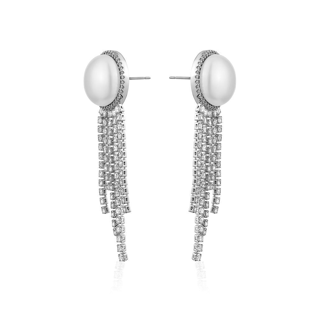 STATEMENT PEARL CHANDELIER Limlim fashion accessories