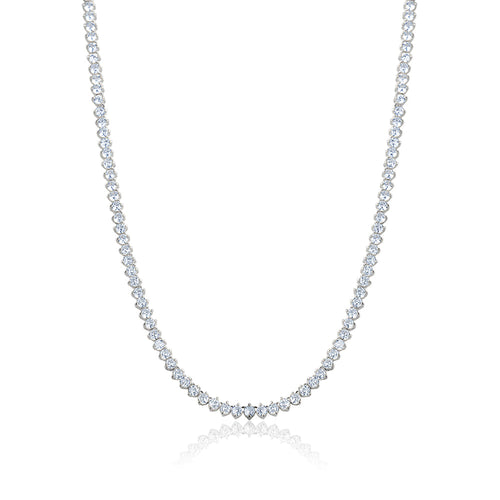 SMALL ASCENDING TENNIS NECKLACE Limlim fashion accessories