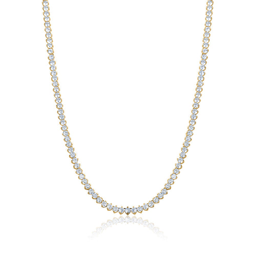 SMALL ASCENDING TENNIS NECKLACE Limlim fashion accessories