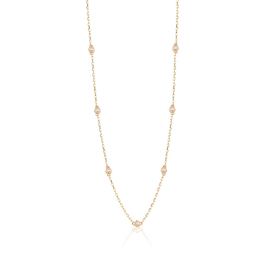 ENAMEL EVIL EYE NECKLACE