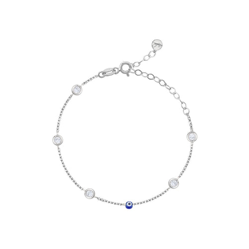 EVIL EYE CRYSTAL BRACELET Limlim fashion accessories