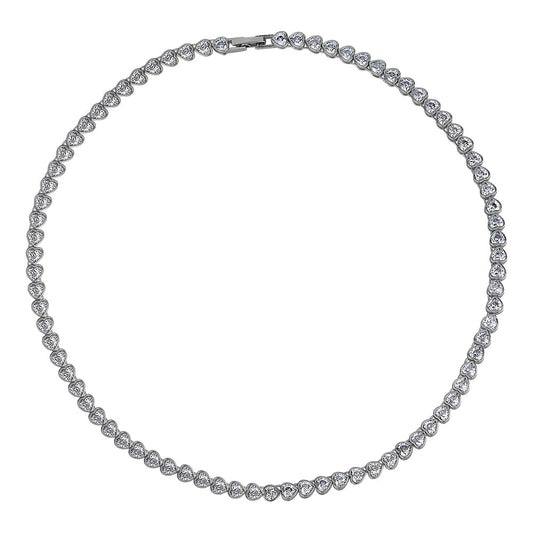 HEART BEZEL NECKLACE Limlim fashion accessories