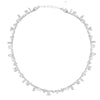 SPECTACULAL CRYSTAL TENNIS  NECKLACE GOLD