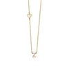 HEART INITIAL NECKLACE sistrbrand