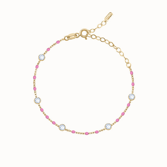 GLASS BEAD CRYSTAL ANKLETS
