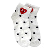 POLKA HEART SHORT SOCKS LIMLIM