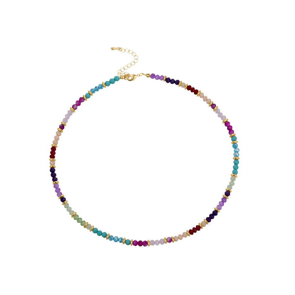 GLASS BEADED LOVE NECKLACE Limlim fashion accessories