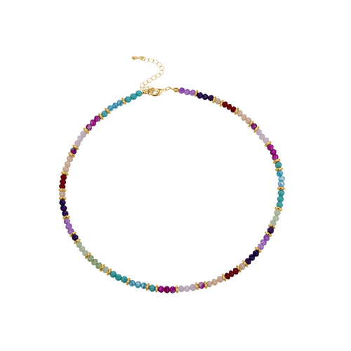 GLASS BEADED LOVE NECKLACE Limlim fashion accessories