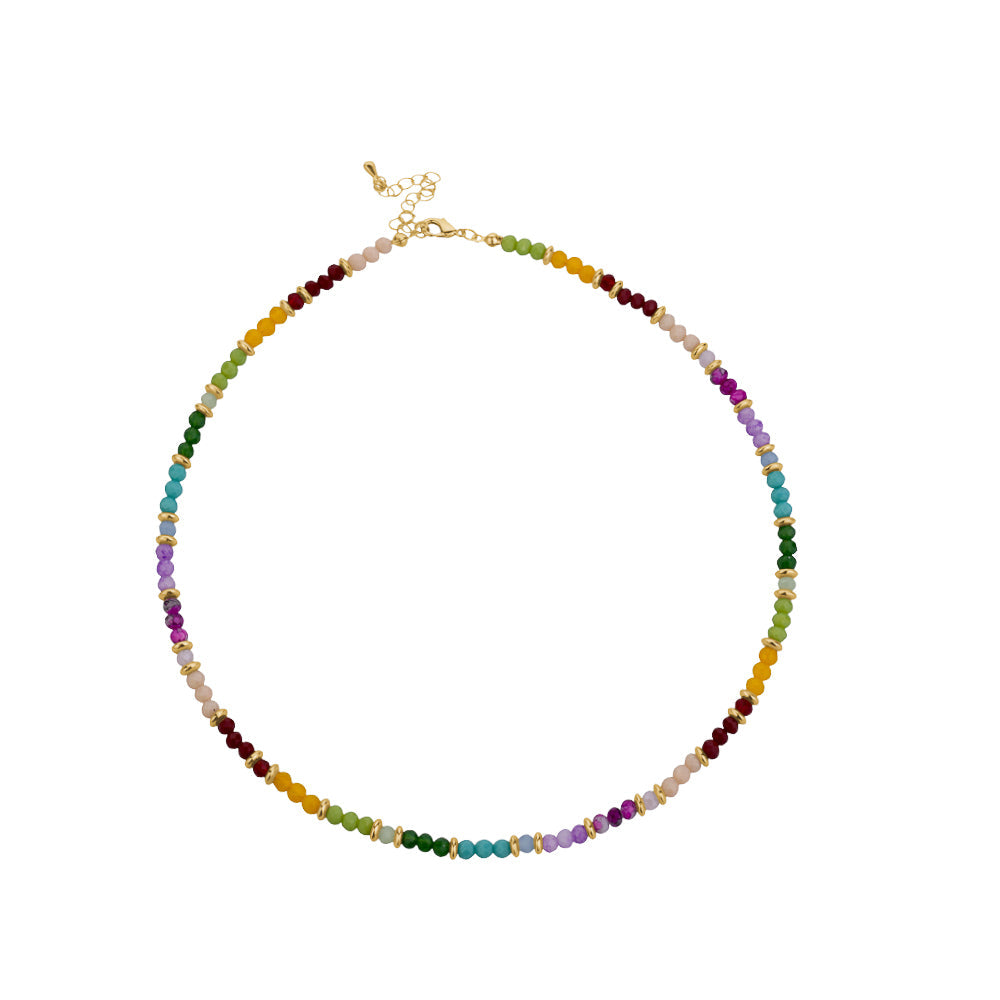 GLASS BEADED LOVE NECKLACE Limlim fashion accessories