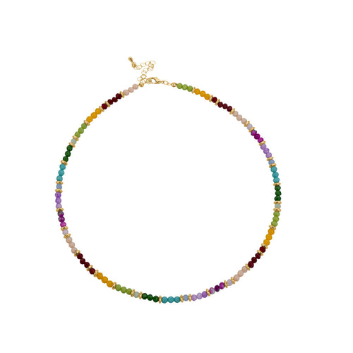GLASS BEADED LOVE NECKLACE Limlim fashion accessories