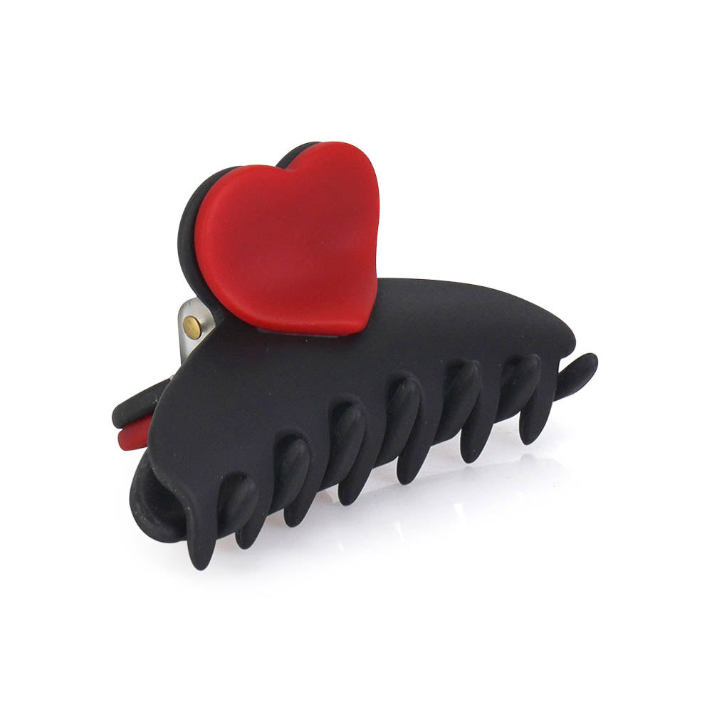 SMALL MATTE HEART JAW BUNDLE OF 4 Limlim fashion accessories