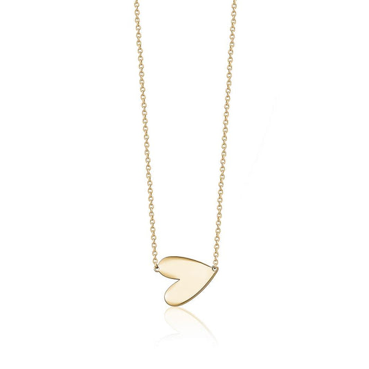 SINGLE SIDE HEART NECKLACE sistrbrand