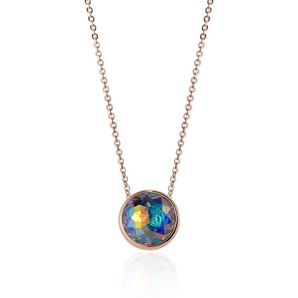 ROSE GOLD AB CRYSTAL NECKLACE Limlim fashion accessories