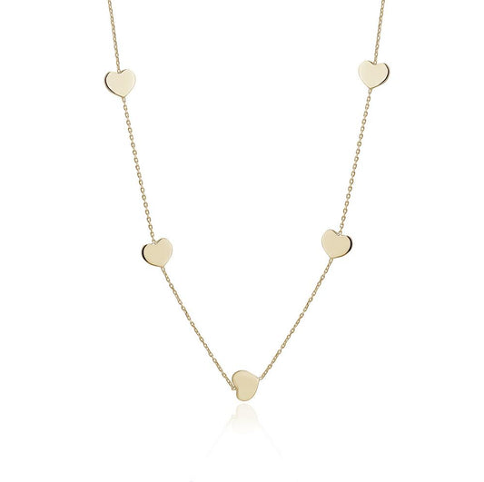 FIVE HEART NECKLACE sistrbrand