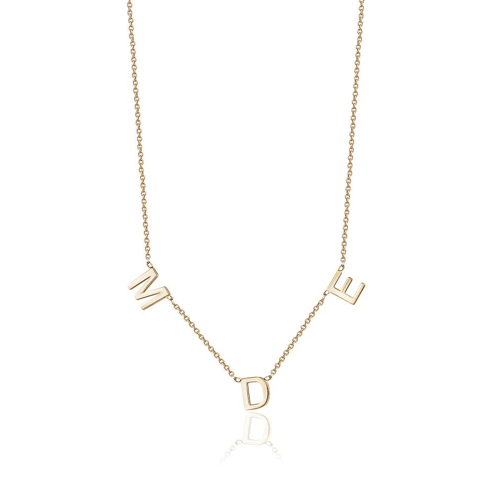 CUSTOM INITIAL NECKLACE sistrbrand