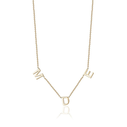 CUSTOM INITIAL NECKLACE sistrbrand