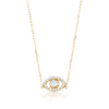 <transcy>COLLIER À CHARMES CRISTAL EVIL EYE</transcy>