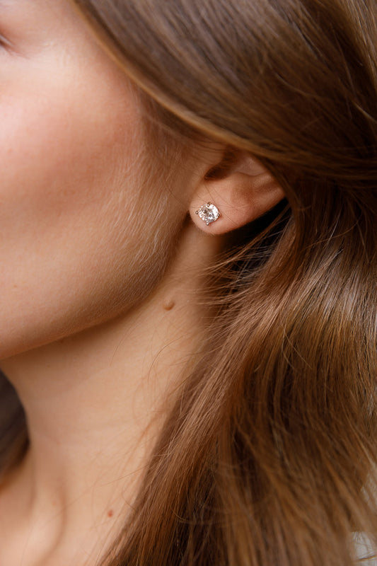Sterling silver stud earrings Limlim fashion accessories