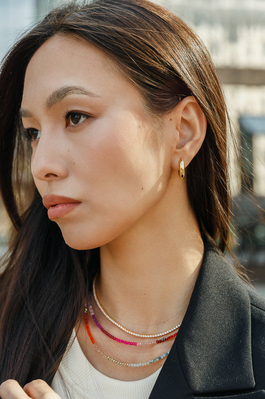 RAINBOW BEADED NECKLACE Limlim fashion accessories