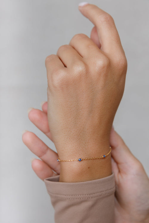 LIGHT EVIL EYE BRACELET sistrbrand