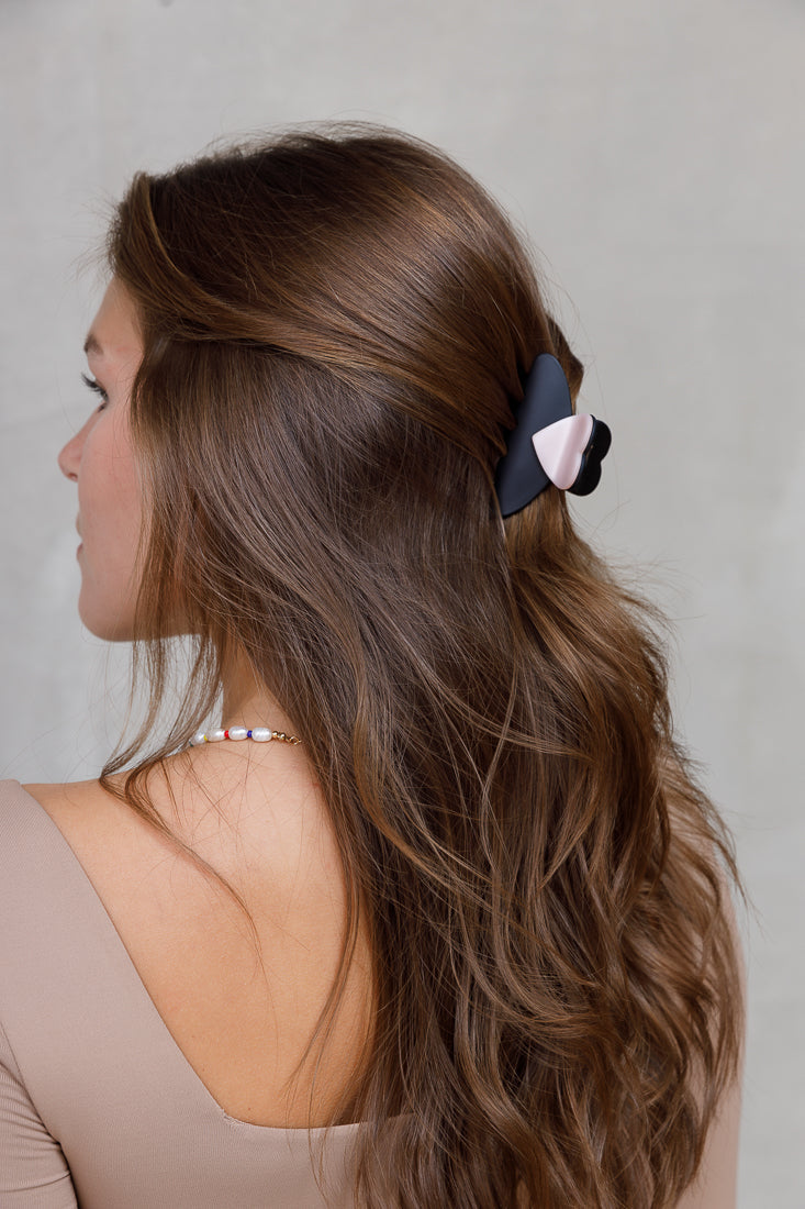 SMALL MATTE HEART JAW BUNDLE OF 4 Limlim fashion accessories