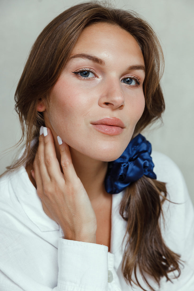 SATIN SILKY SCRUNCHIES Limlim fashion accessories