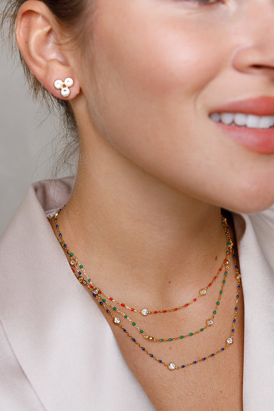 ROSARY CRYSTAL NECKLACE Limlim fashion accessories