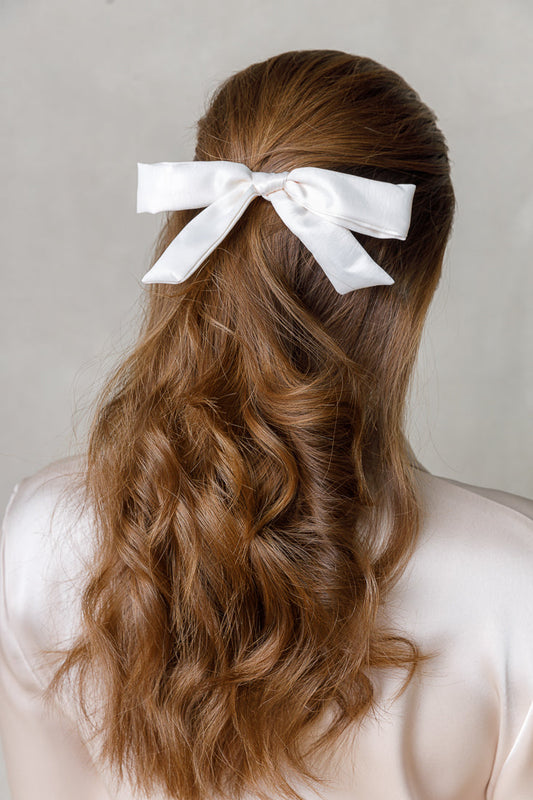 SHORT SATIN BOW Limlim fashion accessories