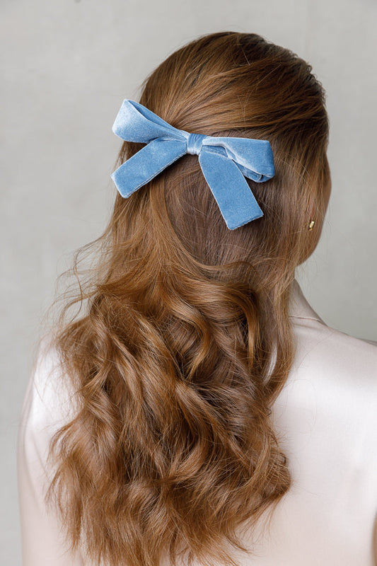 SHORT VELVET BOW Limlim fashion accessories