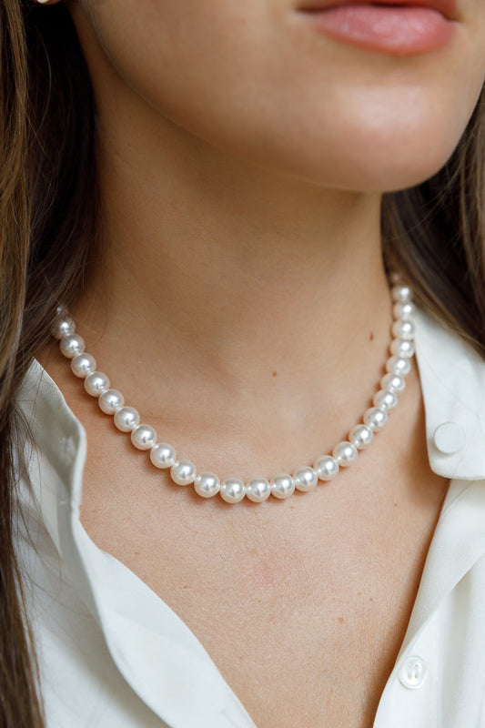 SWAROVSKI SMALL 6 MM NECKLACE Limlim fashion accessories