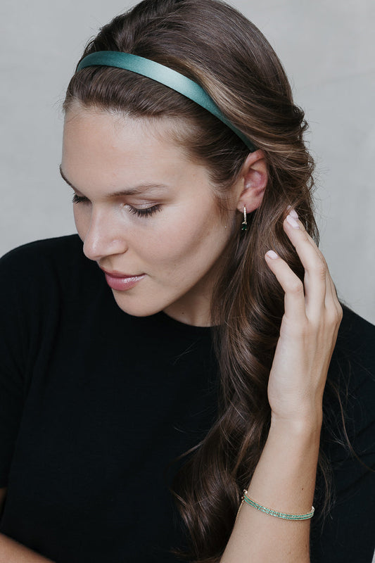 THIN CLASSIC SATIN HAIRBAND Limlim