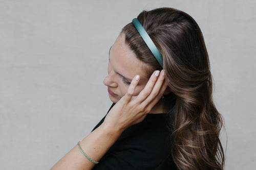 THIN CLASSIC SATIN HAIRBAND Limlim