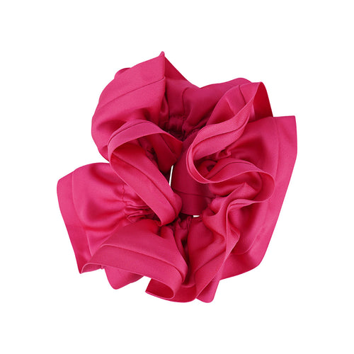 SATIN TRIM CLASSIC SCRUNCHIE Limlim fashion accessories