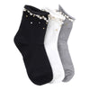 BEADED SHORT SOCKS LIMLIM