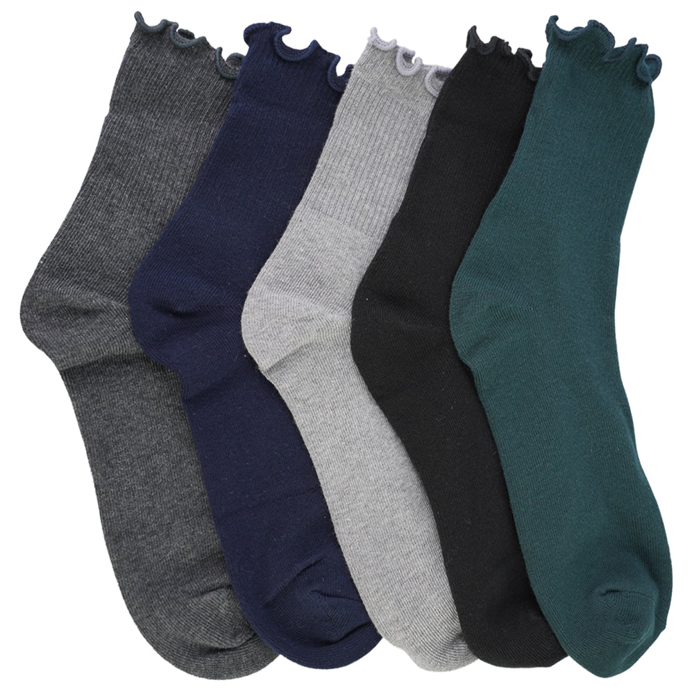 FRILL RUBBED SHORT SOCKS Limlim fashion accessories