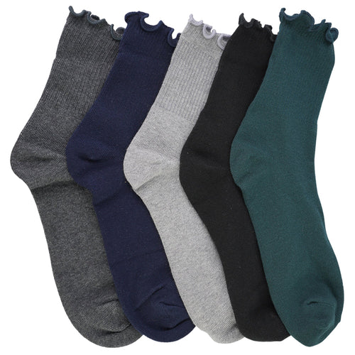 FRILL RUBBED SHORT SOCKS Limlim fashion accessories