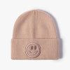 SMILEY EMBROIDERED BEANIES