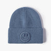 SMILEY EMBROIDERED BEANIES