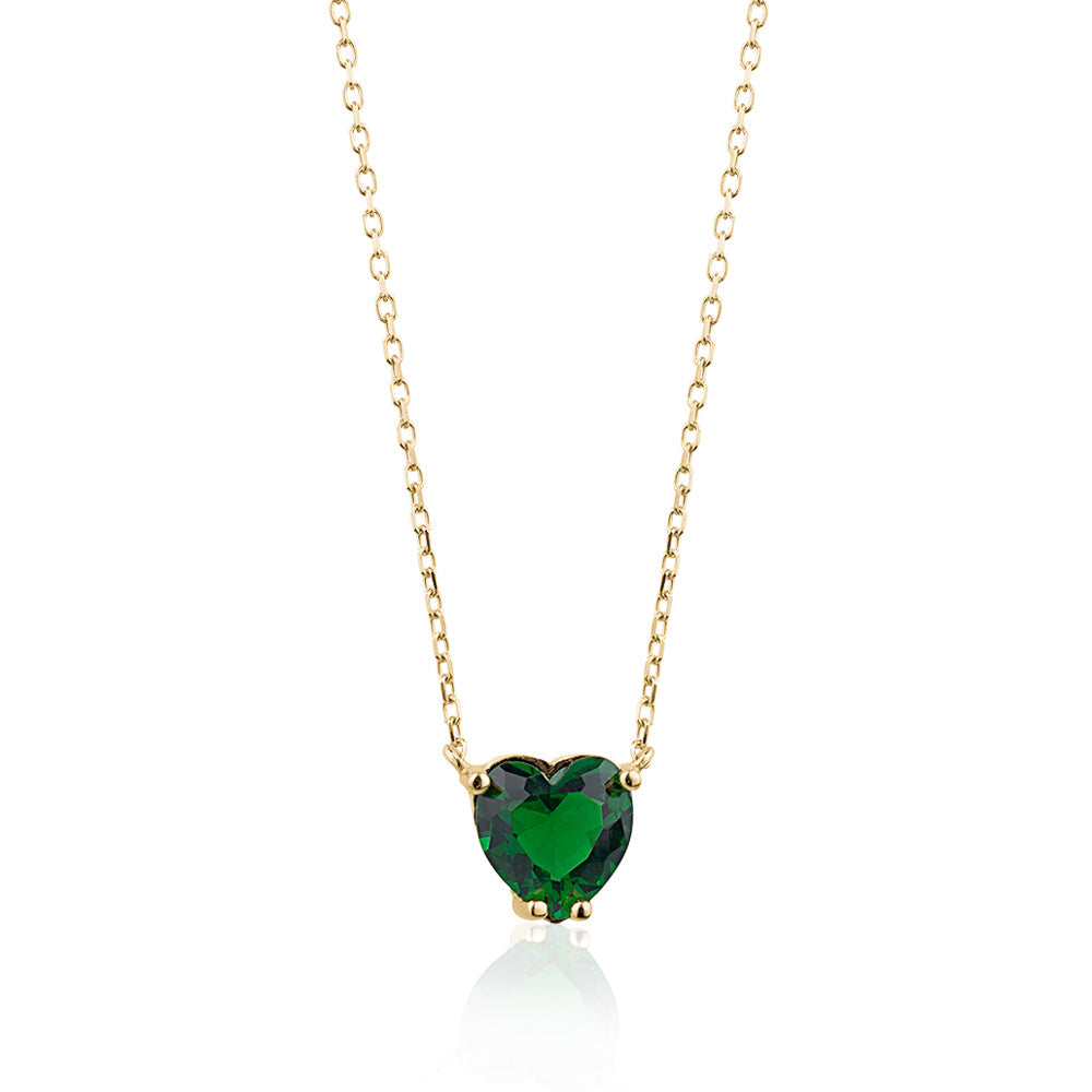 HEART SOLITAIRE NECKLACE Limlim fashion accessories