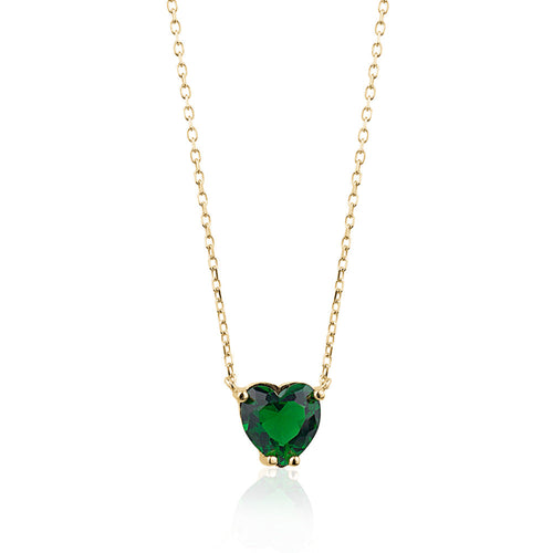 HEART SOLITAIRE NECKLACE Limlim fashion accessories