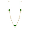 CLOVER ENAMEL NECKLACE Limlim fashion accessories