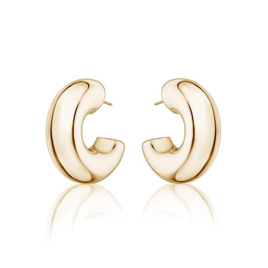 LIGHT BOLD TUBE EARRINGS sistrbrand