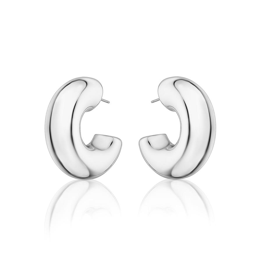 LIGHT BOLD TUBE EARRINGS sistrbrand