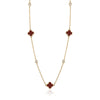 CLOVER ENAMEL NECKLACE