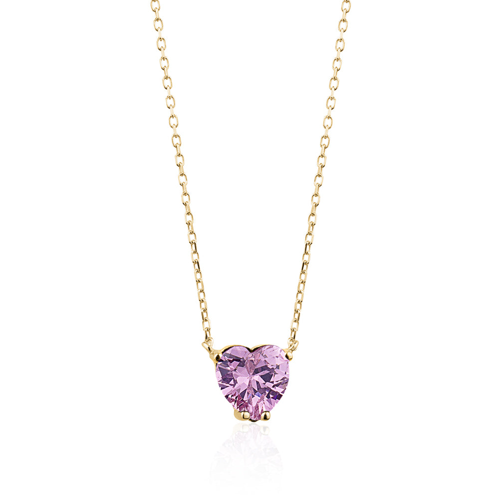 HEART SOLITAIRE NECKLACE Limlim fashion accessories