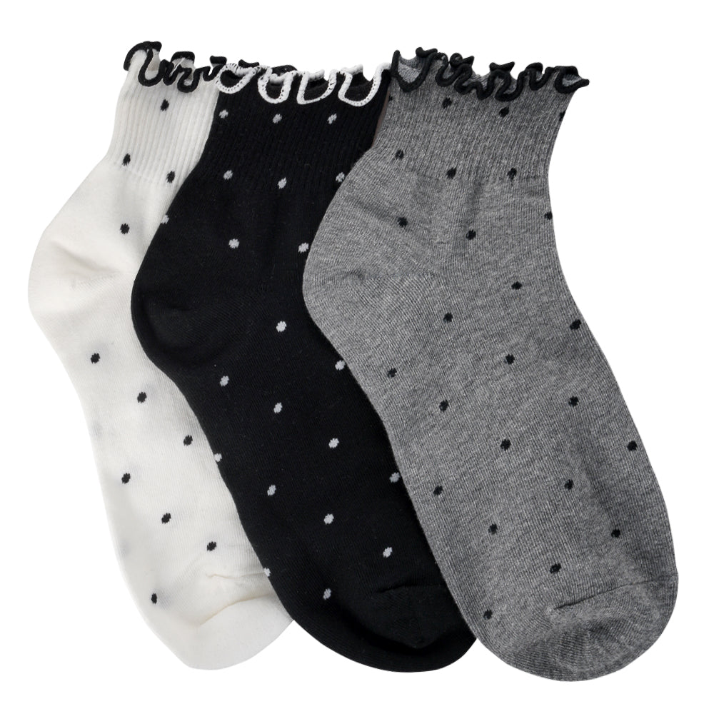 POLKA DOT FRILL SOCKS Limlim fashion accessories
