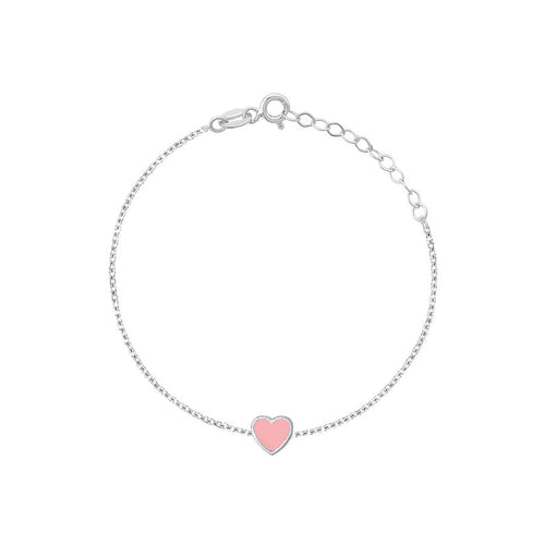 SINGLE ENAMEL HEART BRACELET sistrbrand