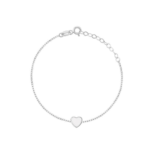 SINGLE ENAMEL HEART BRACELET sistrbrand