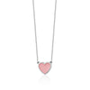 SINGLE ENAMEL HEART NECKLACE